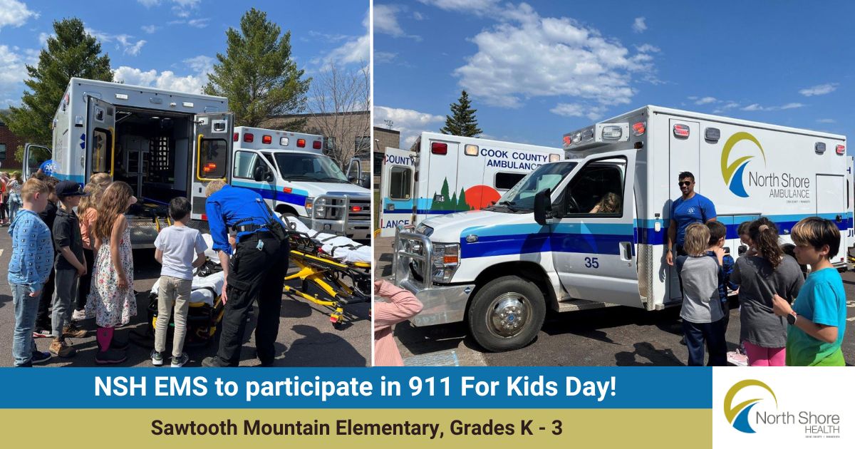 NSH EMS to participate in 911 For Kids Day!