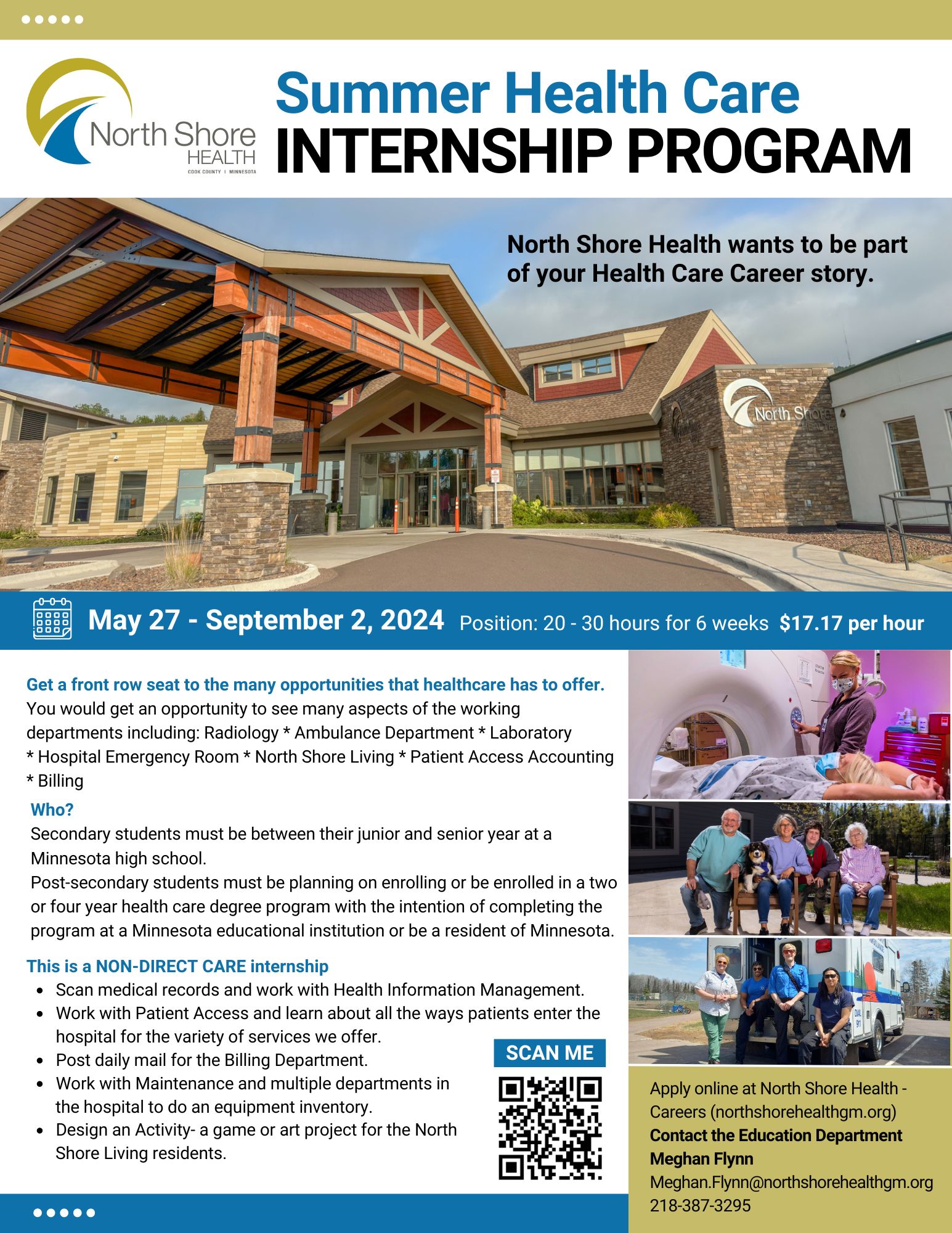 Summer Health Care Internship Program