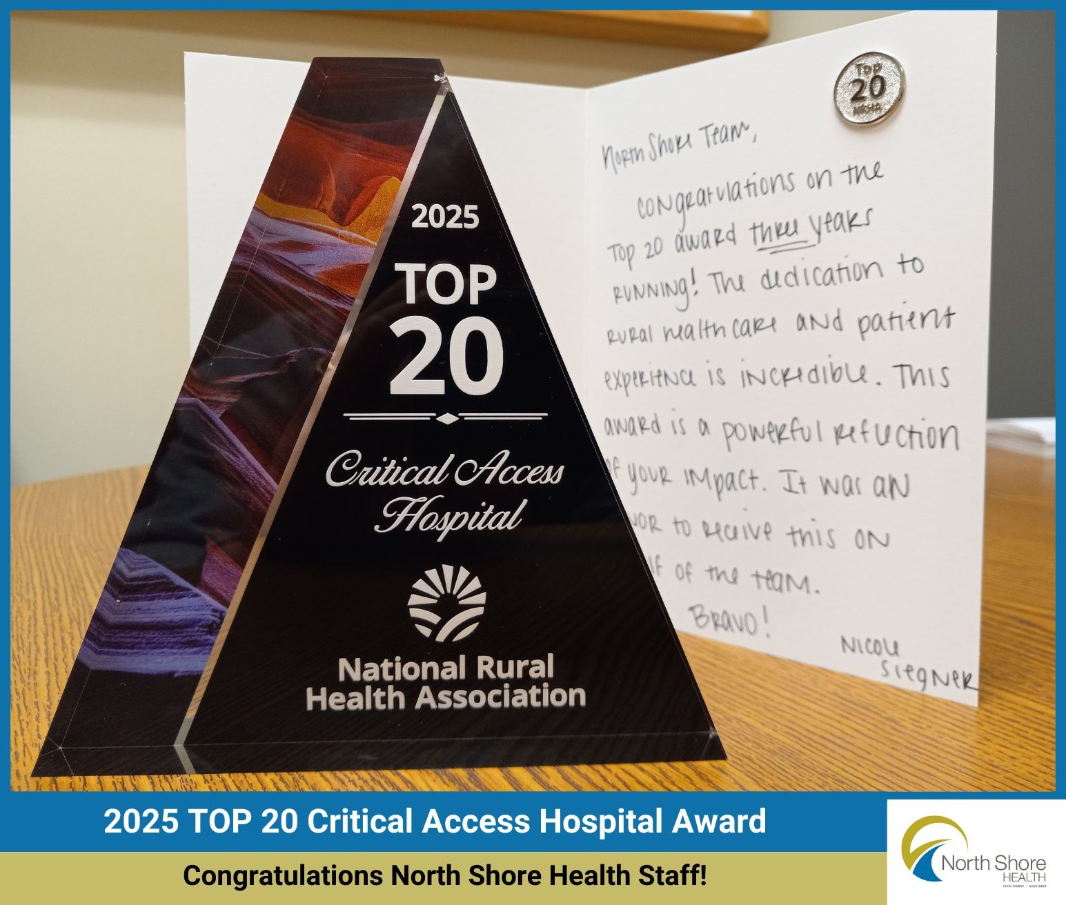 2025 TOP 20 Critical Access Hospital Award