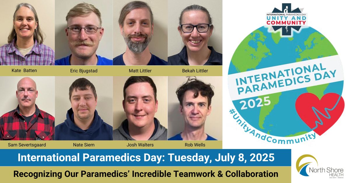 Tuesday, July 8 is International Paramedics Day