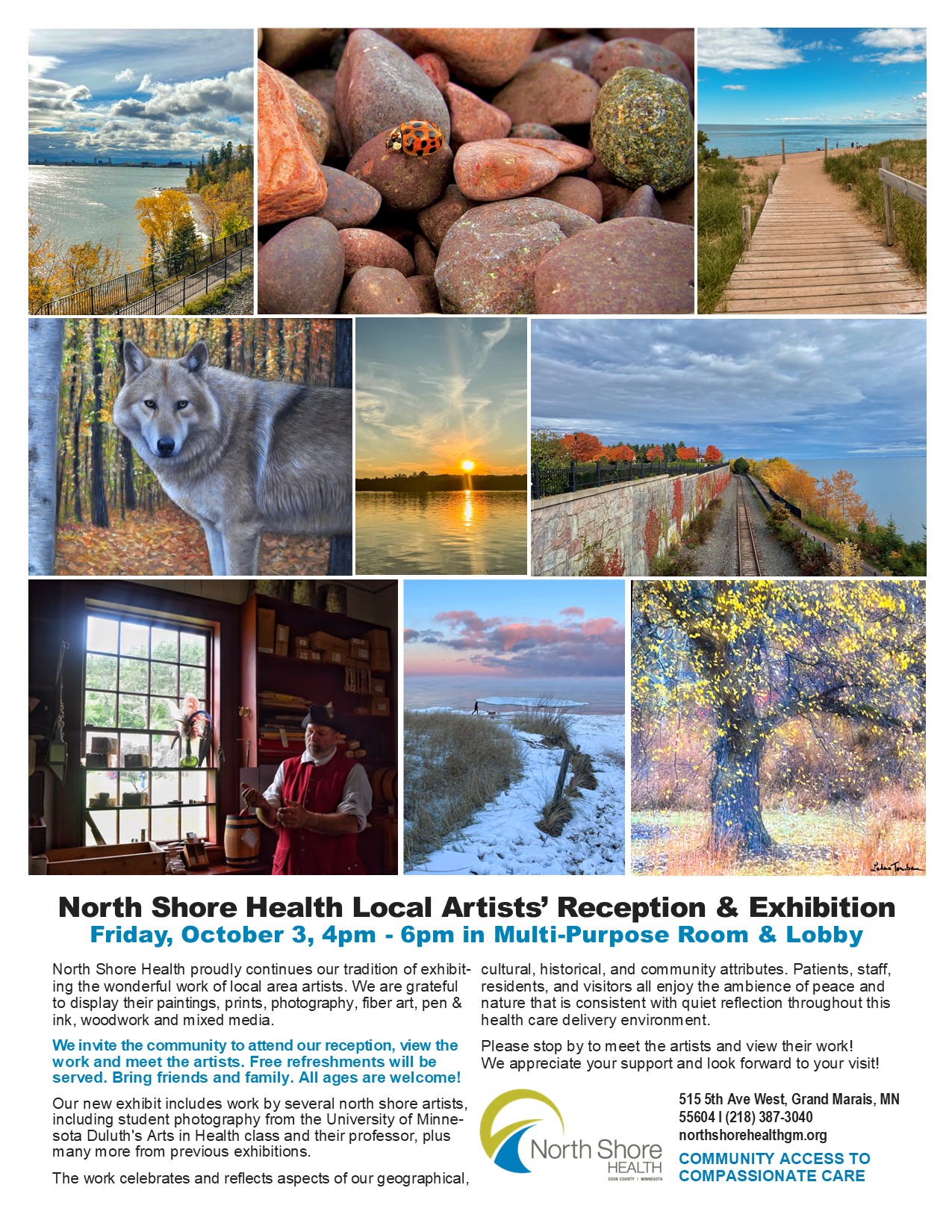 Artists’ Reception on Friday, October 3