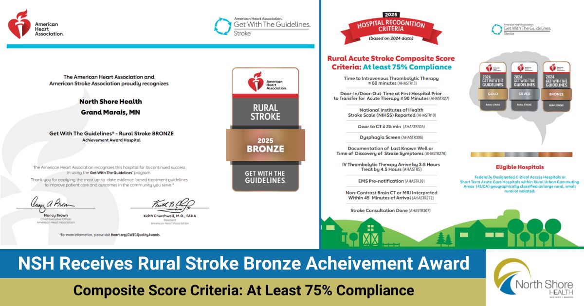 NSH Receives Rural Stroke Bronze Acheivement Award