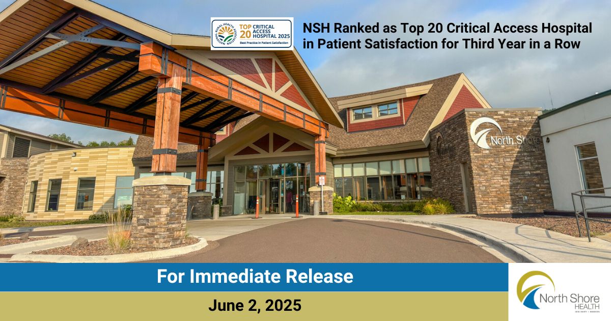 NSH Ranked as Top 20 Critical Access Hospital in Patient Satisfaction for Third Year in a Row