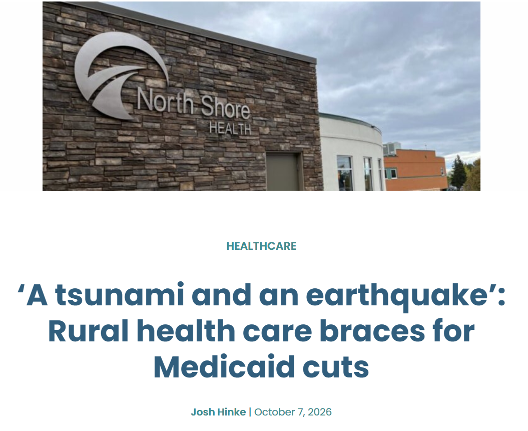 WTIP Article: ‘A tsunami and an earthquake’: Rural health care braces for Medicaid cuts