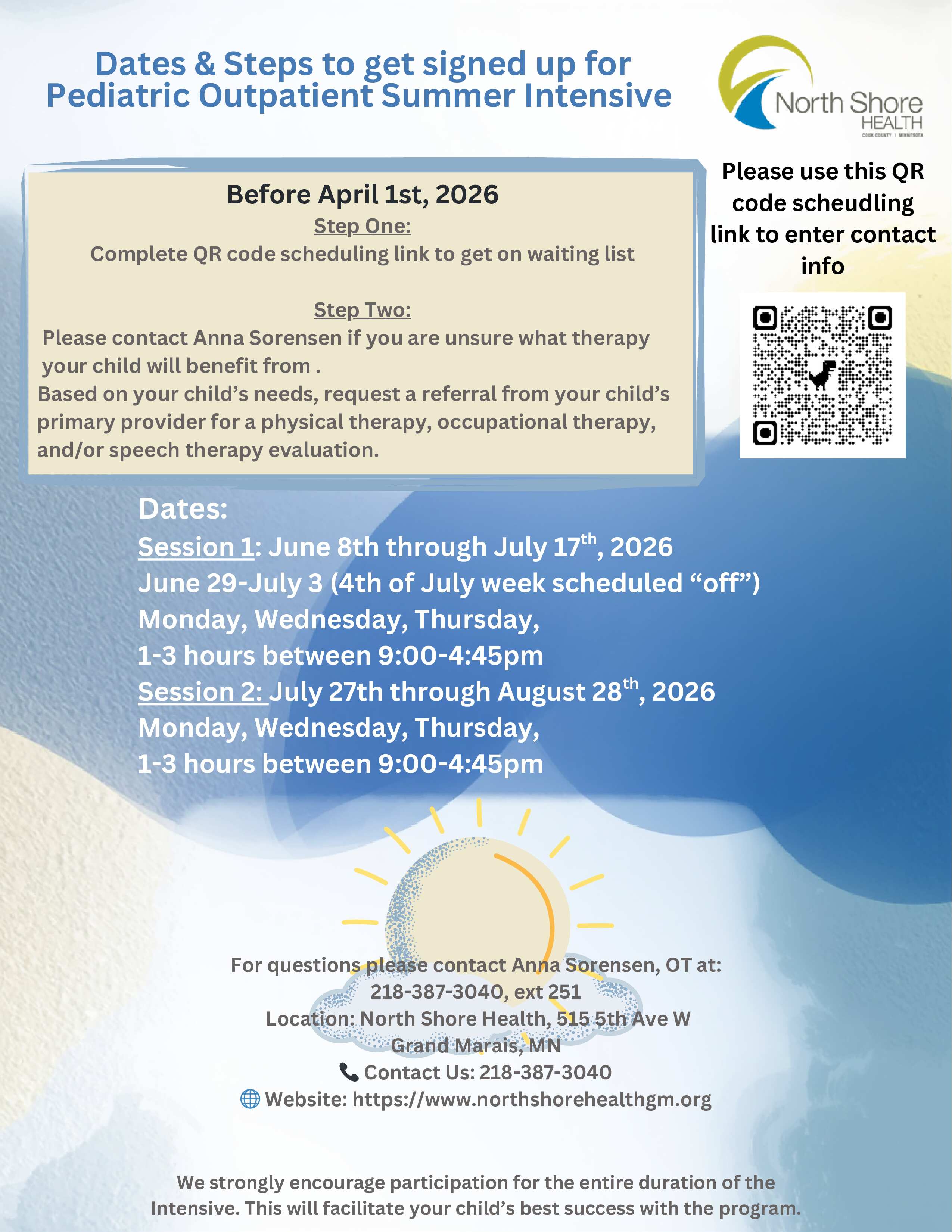 Summer Intensive Flyer